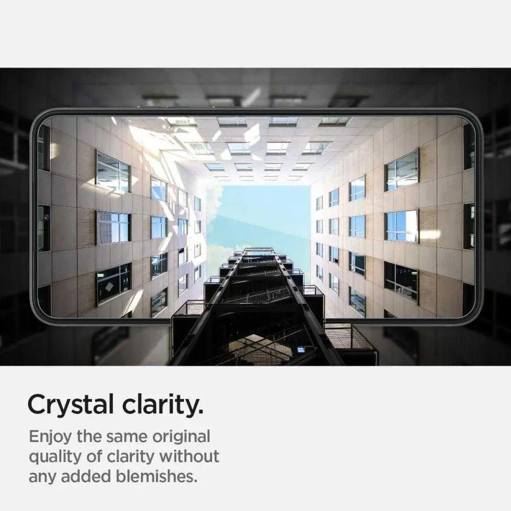Apsauginis stiklas Spigen GLAS.TR „EZ FIT” 2-pack Samsung Galaxy S22