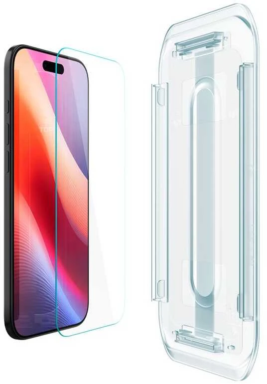 Apsauginis stiklas Spigen Glas.TR EZ Fit Pro skirtas Apple iPhone 17 Air – skaidrus