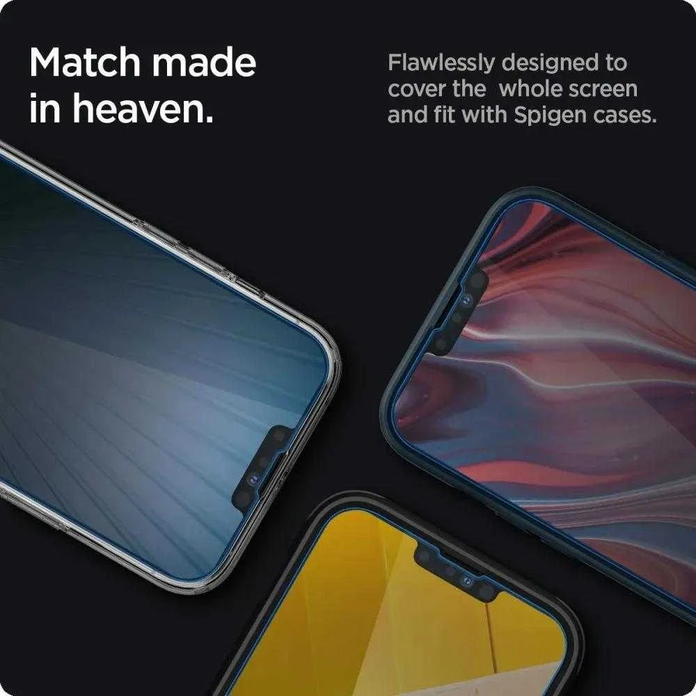 Apsauginis stiklas Spigen GLAS.TR SLIM Apple iPhone 13 / 13 Pro / 14 Privacy