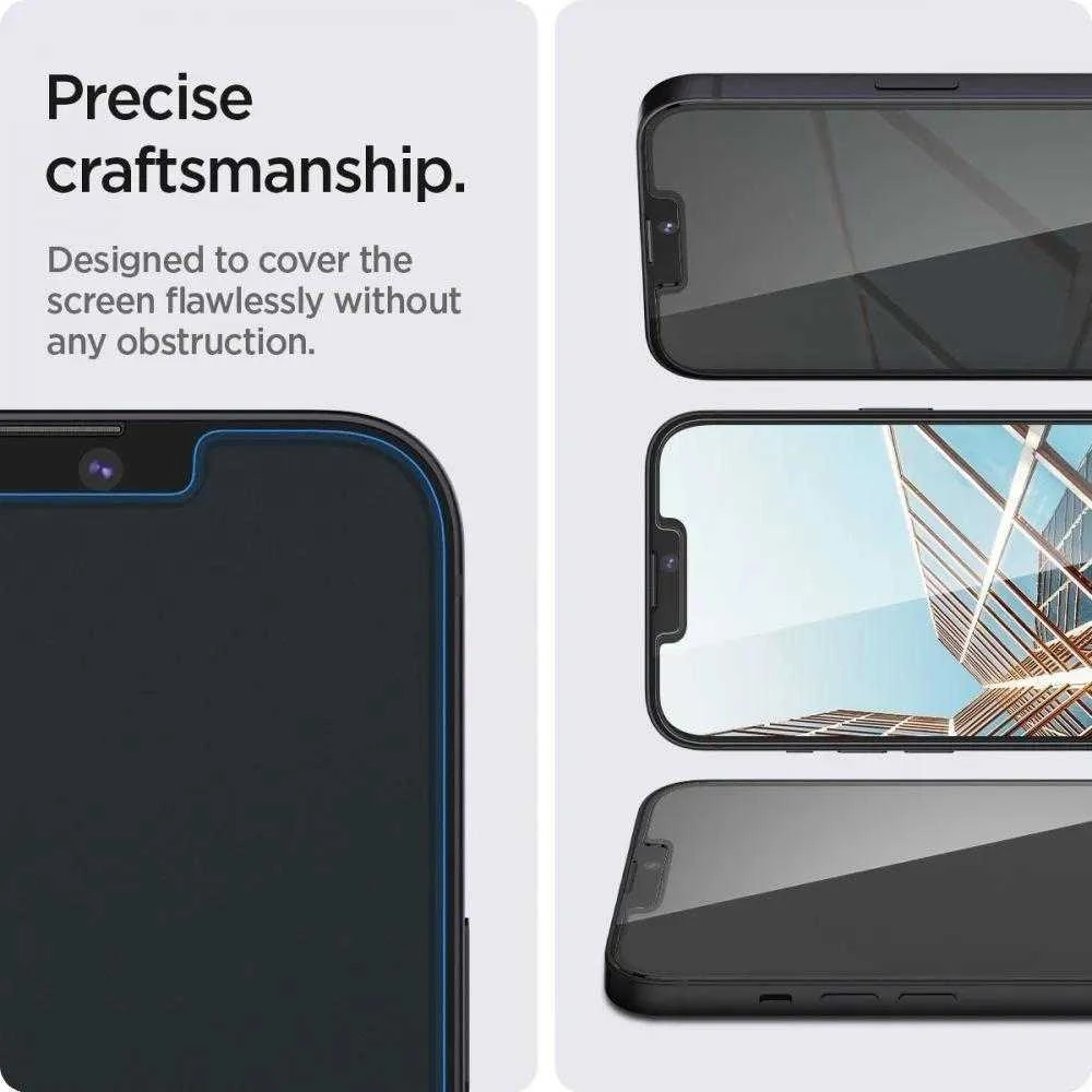Apsauginis stiklas Spigen GLAS.TR SLIM Apple iPhone 13 / 13 Pro / 14 Privacy