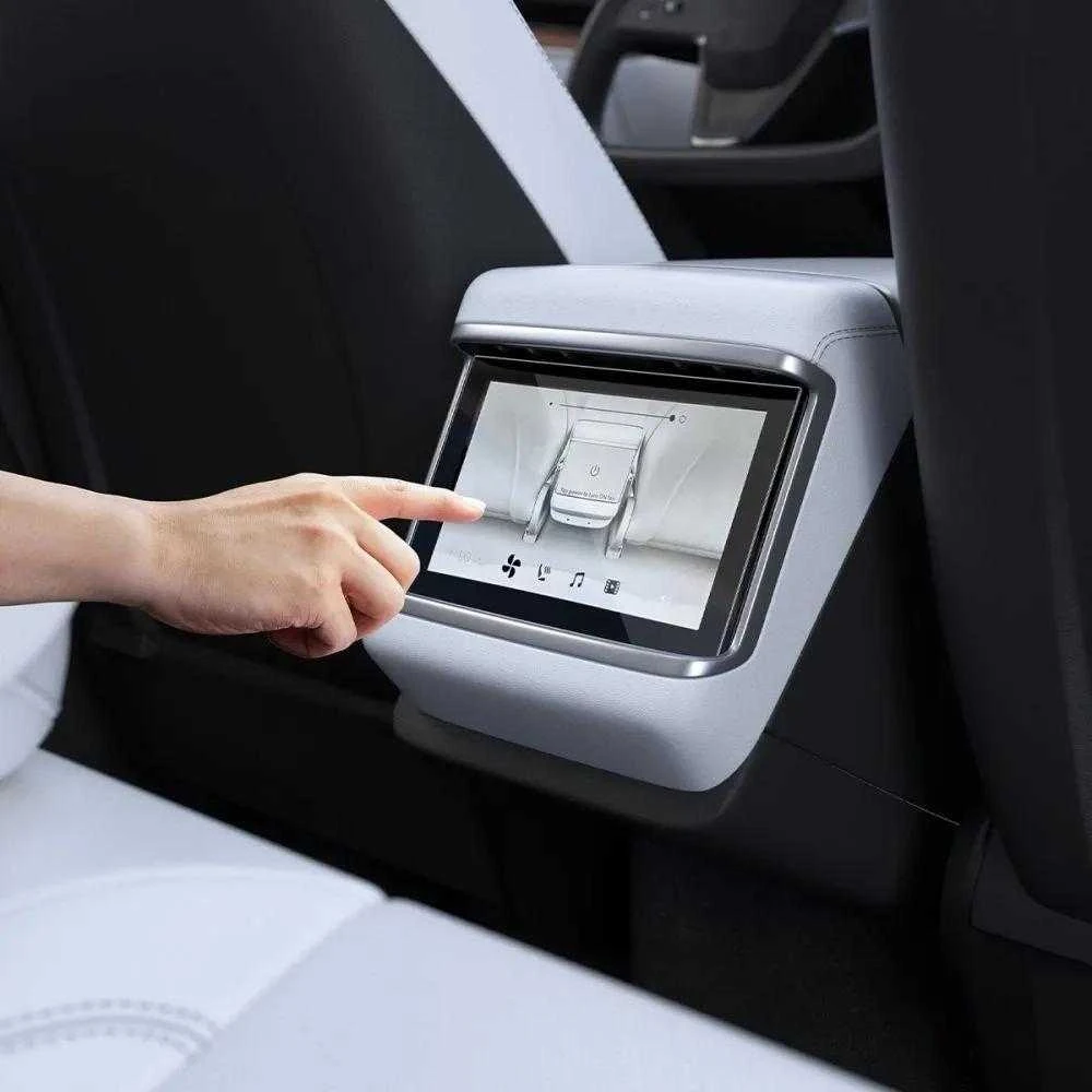 Grūdintas stiklas Spigen GLAS.TR SLIM TESLA MODEL X 2021 / 2022 / MODEL S 2021 / 2022 Juodas