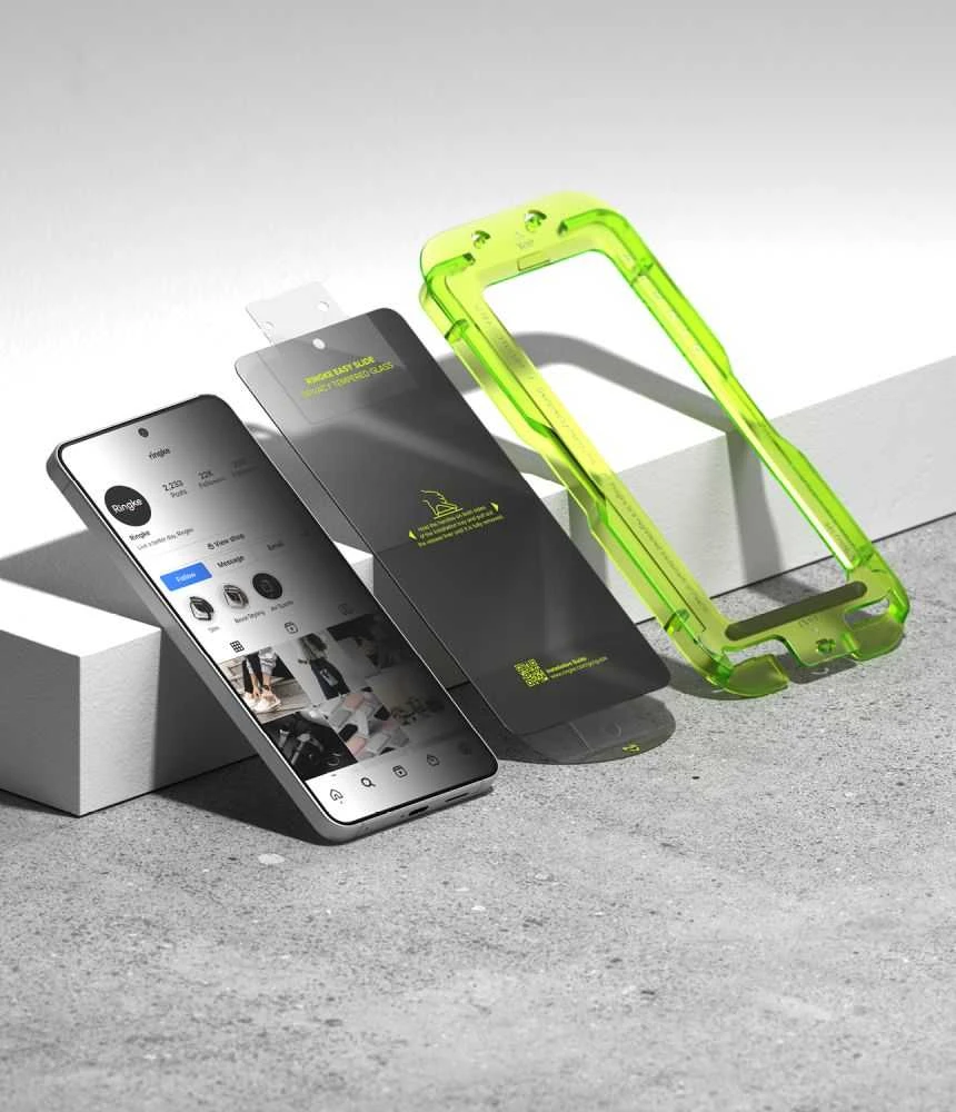 Apsauginis stiklas su privatumo filtru Ringke Easy Slide 2 vnt. Samsung Galaxy S26