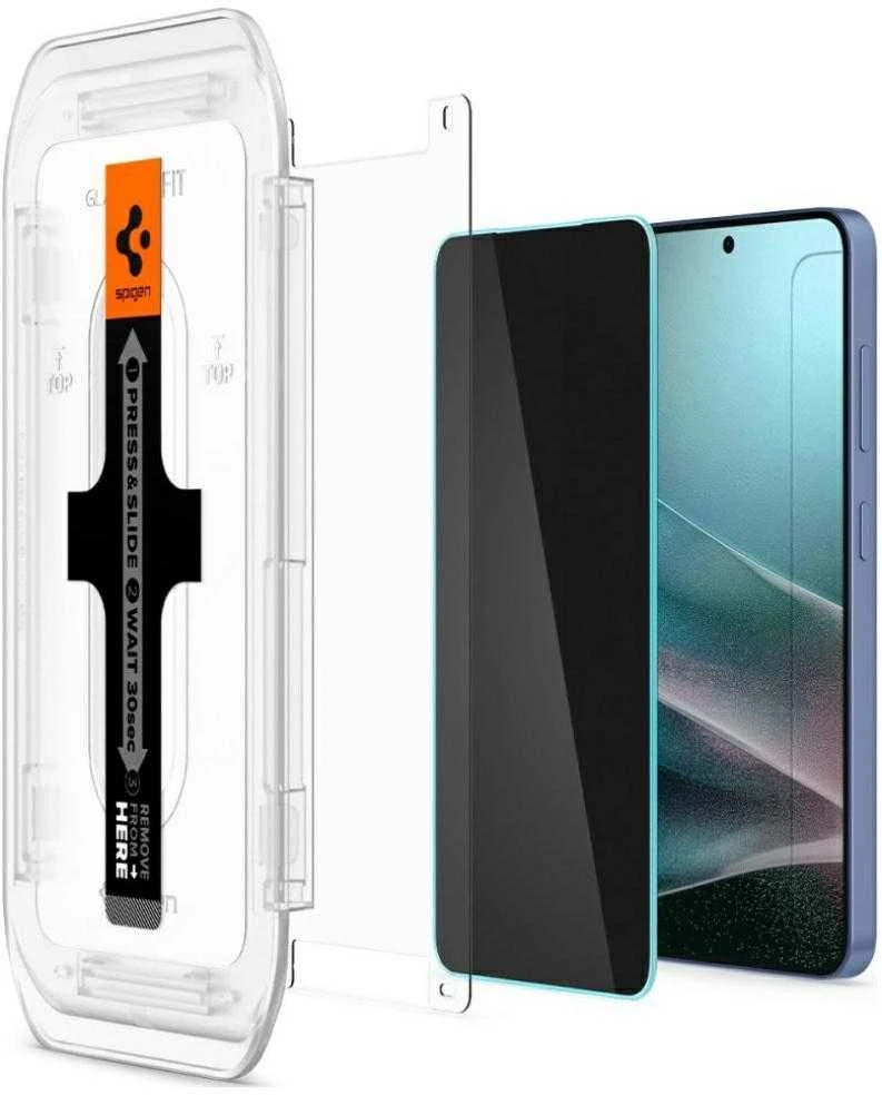 Apsauginis stiklas su privatumo filtru Spigen Glas.TR EZ FIT HD Privacy Samsung Galaxy S24 Plus 2vnt