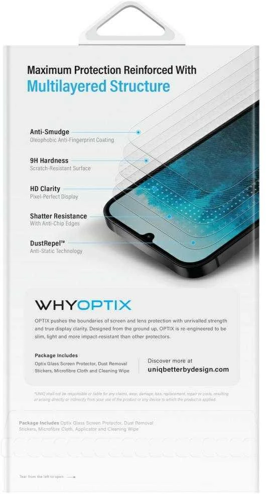 UNIQ Optix Privacy privacy Apsauginis stiklas skirtas Samsung Galaxy Z Fold7