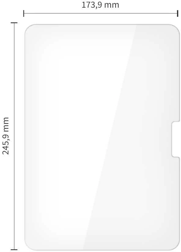Apsauginis stiklas Tech-Protect GLASS FIT+ 2-pack Apple iPad Pro 11” 5 / 6 / 2024-2025 skaidrus