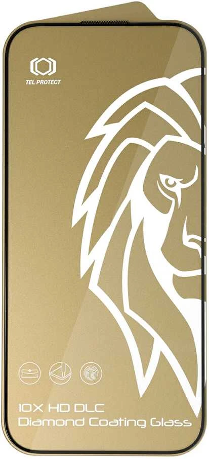 Apsauginis stiklas Tel Protect 10X HD DLC Diamond Coating skirtas iPhone 15 Pro