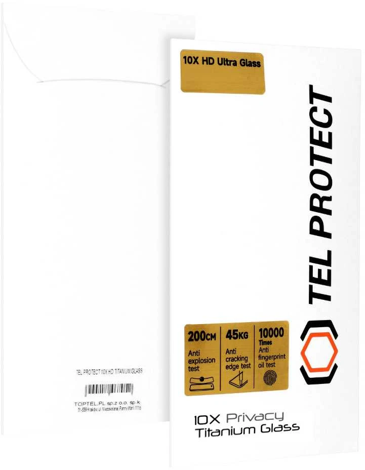 Apsauginis stiklas Tel Protect 10X HD Titanium skirtas iPhone 13/13 Pro/16e (vokas)