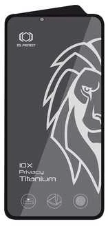 Apsauginis stiklas Tel Protect 10X Privacy Titanium skirtas iPhone 14 (koperta)