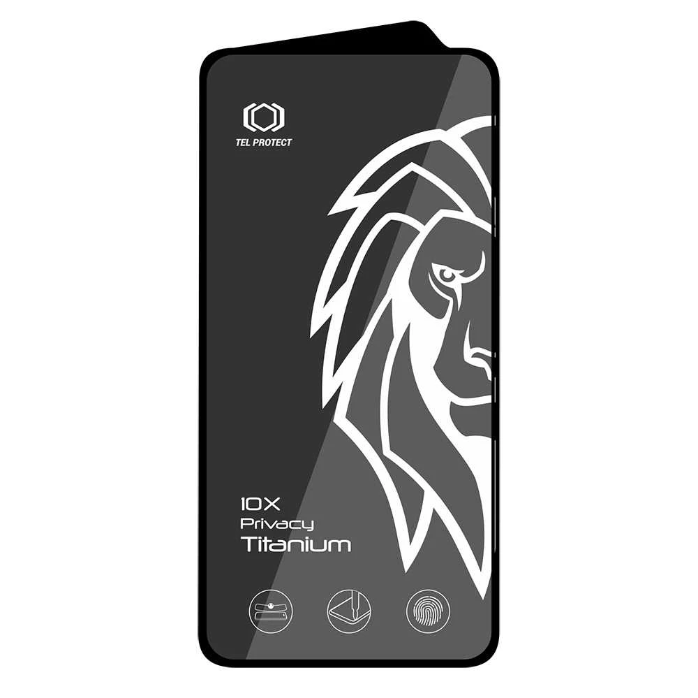 Apsauginis stiklas Tel Protect 10X Privacy Titanium Samsung Galaxy S25 (with fingerprint unlock)
