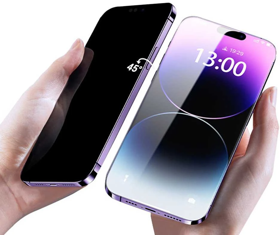 Apsauginis stiklas Tel Protect 10X Privacy Titanium skirtas Apple iPhone 17 Pro
