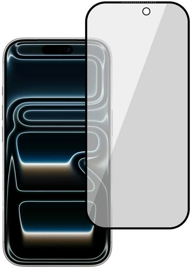 Apsauginis stiklas „Tel Protect 10X Privacy DLC Diamond Coating", skirtas „iPhone 17 Pro"