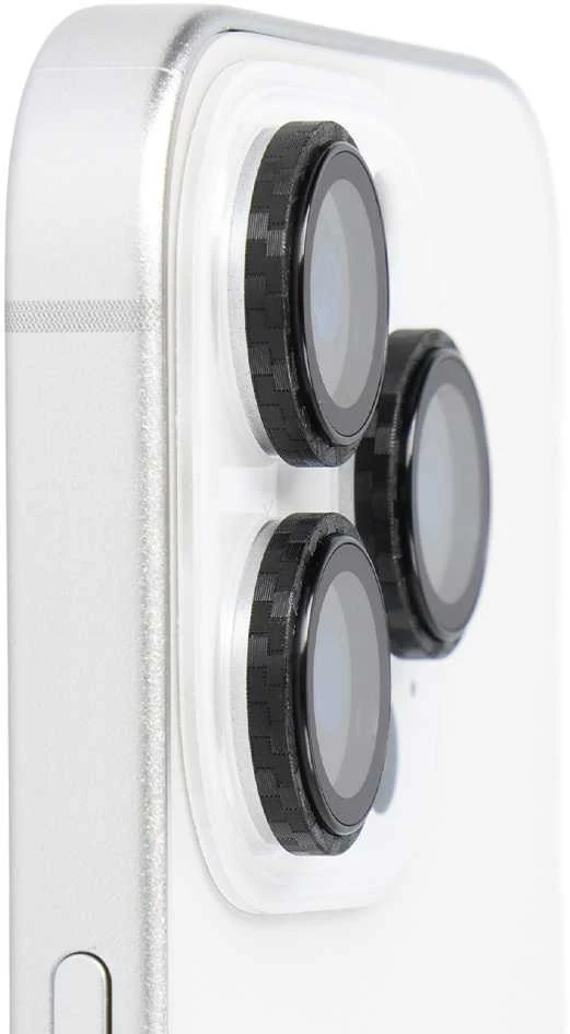 Apsauginis stiklas Tel Protect 3D Lens Aramid Series on camera skirtas Samsung Galaxy S25 Plus (objektyvui 3 vnt)
