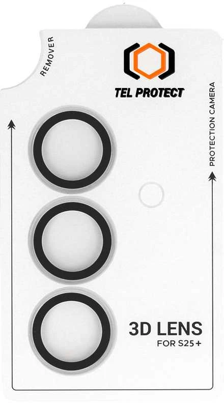 Apsauginis stiklas Tel Protect 3D Lens skirtas Samsung Galaxy S26 Plus transparent (objektyvui 3 vnti)