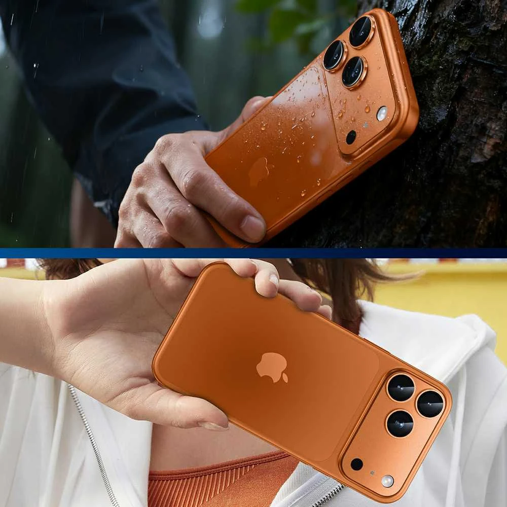 Apsauginis stiklas Tel Protect 95% AR+AF Full Metal Camera Protector on camera skirtas Apple iPhone 17 Air sidabrinis (camera island)