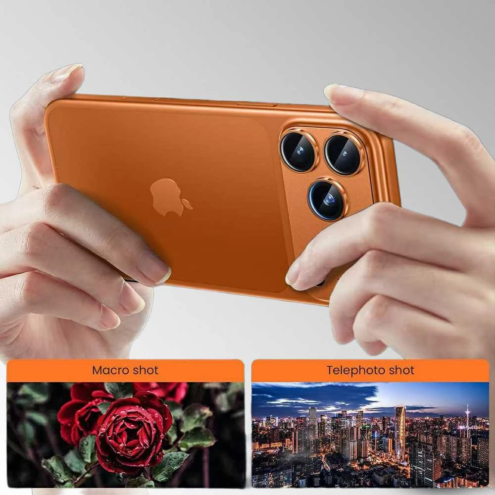 Apsauginis stiklas Tel Protect 95% AR+AF Full Metal Camera Protector on camera skirtas Apple iPhone 17 Air sidabrinis (camera island)