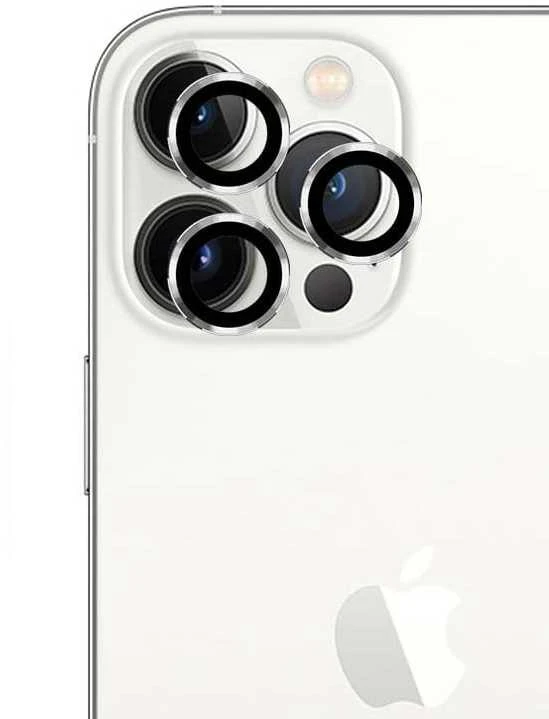 Apsauginis stikliukas kamerai 3mk Lens Pro Apple iPhone 15 Pro sidabrinis