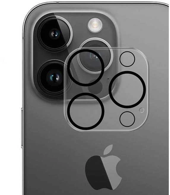 Apsauginis stiklas telefono kamerai Apple iPhone 14 Pro / 14 Pro Max 3MK Lens Protection Pro Full Cover