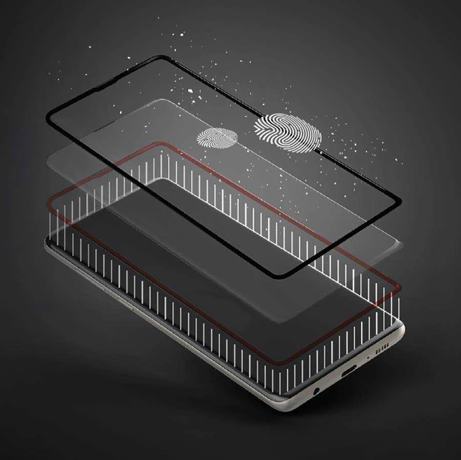 Apsauginis stiklas telefonui 5D Xiaomi Redmi Note 11 5G MyScreen Diamond Glass Lite edge Full Glue juodos spalvos kraštelis