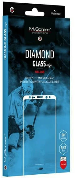 „MyScreen MS Diamond Glass Edge FG“ Apple iPhone 14 6.1“ „Full Glue“ juodos spalvos