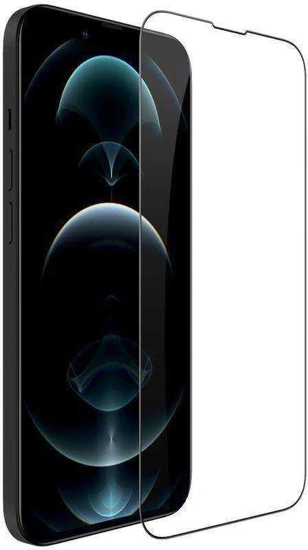 Apsauginis stiklas telefonui Apple iPhone 15 Nillkin CP + Pro juodos spalvos krašteliu