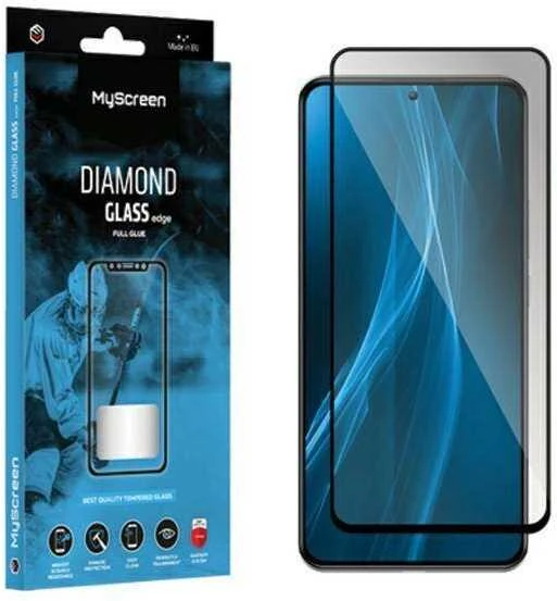„MyScreen MS Diamond Glass Edge FG Honor Play 8T“ juodas „Full Glue“