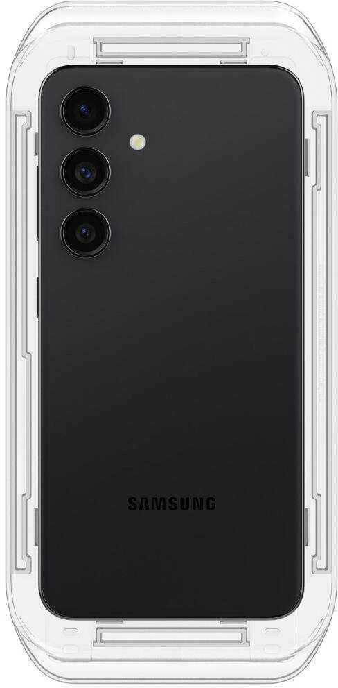 Apsauginis stiklas telefonui Samsung Galaxy S24 Plus Spigen Glas.tr „EZ Fit” 2 vnt. skaidrus