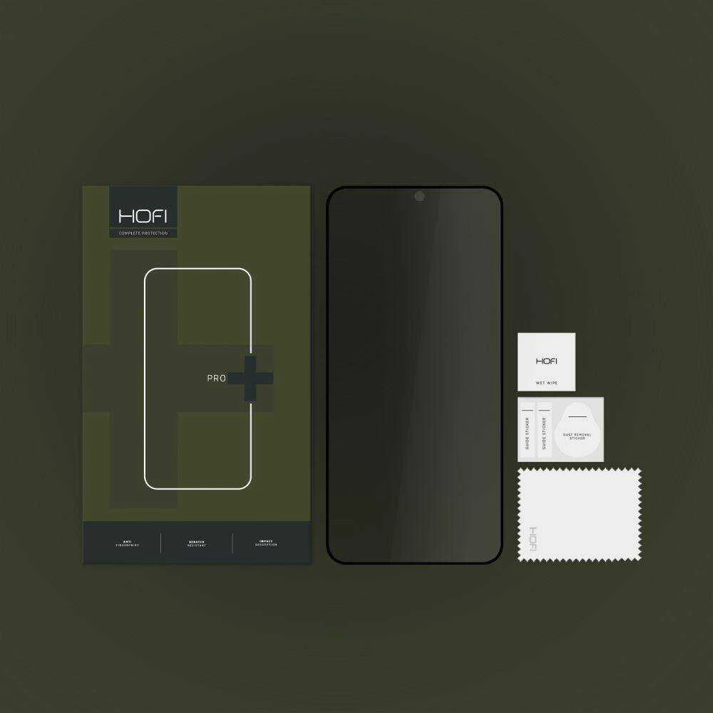 Apsauginis stiklas telefonui Samsung Galaxy S24 Hofi Anti Spy Glass Pro+ Privacy
