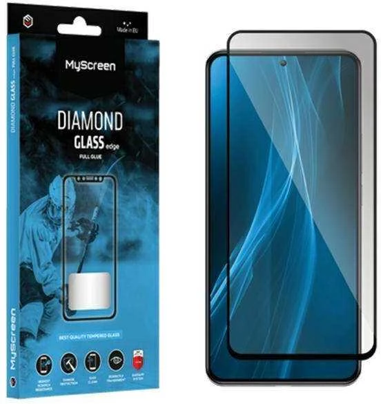 „MyScreen MS Diamond Glass Edge Lite FG“ „Xiaomi 13T/13T Pro“ juodos spalvos „Full Glue“