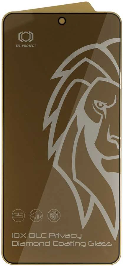 Apsauginis stiklasTel Protect 10X Privacy DLC Diamond Coating skirtas Samsung Galaxy S26 (with fingerprint unlock)