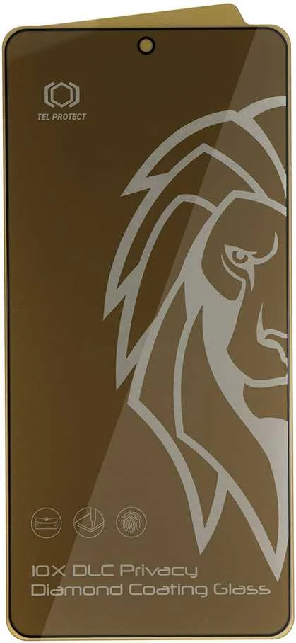 Apsauginis stiklasTel Protect 10X Privacy DLC Diamond Coating skirtas Samsung Galaxy S26 Ultra (with fingerprint unlock)