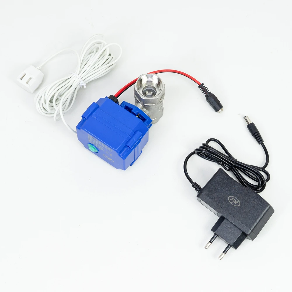 Apsaugos nuo užliejimo rinkinys PNI SV100 PRO jutiklis ir solenoidinis vožtuvas DN20 3/4, 1.0MPa, IP65