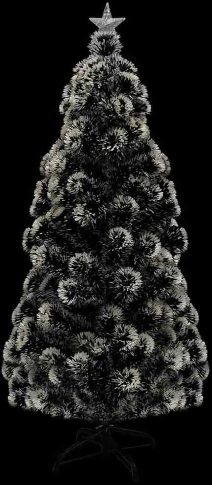 Apšviesta Kalėdų eglutė su stovu, 210cm, optinis pluoštas