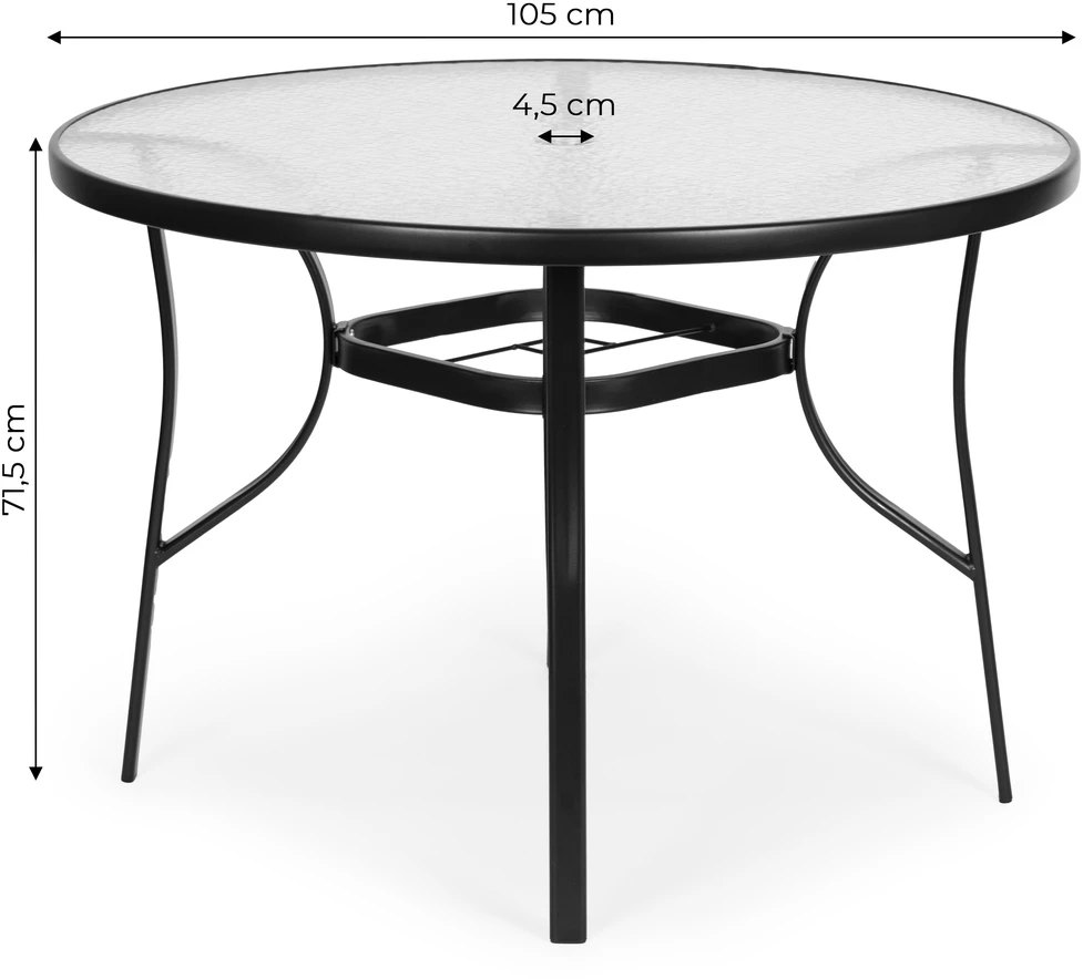 Apvalus sodo stalas 80 cm „MultiGarden