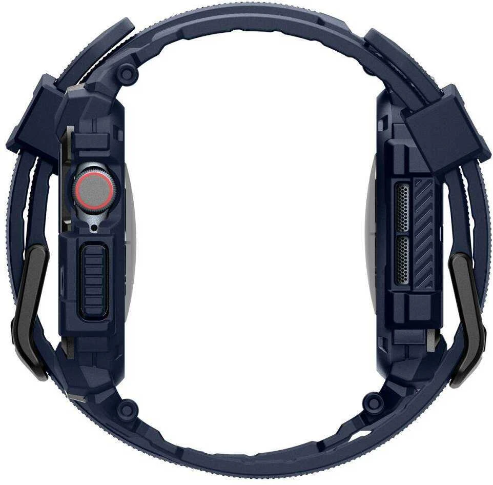 Apyrankė Aplle Watch 10 (46mm) Spigen Rugged Armor ”Pro” mėlynos spalvos