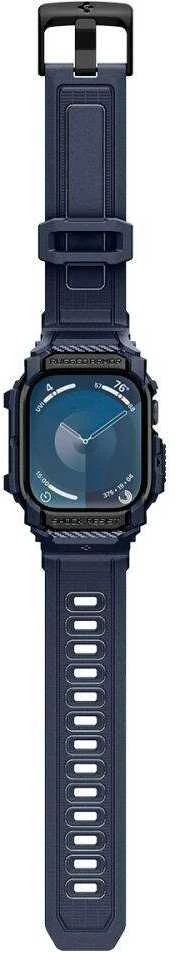 Apyrankė Aplle Watch 10 (46mm) Spigen Rugged Armor ”Pro” mėlynos spalvos