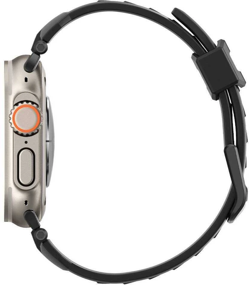 Spigen Rugged Ultra apyrankė, matinės juodos spalvos – Watch 49mm/46mm/45mm/44mm/42mm