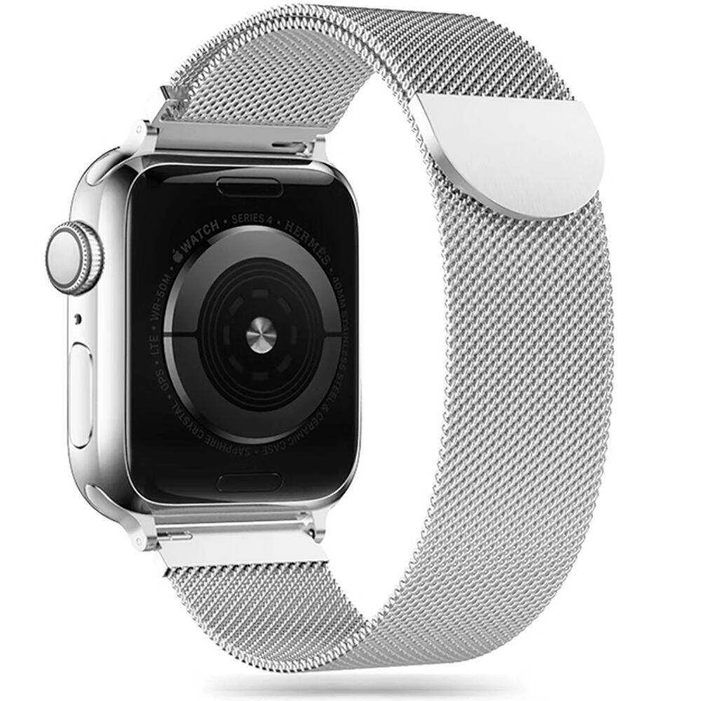 Apyrankė Apple Watch 4 / 5 / 6 / 7 / SE (38 / 40 / 41 mm) Tech-Protect Milaneseband sidabro spalvos