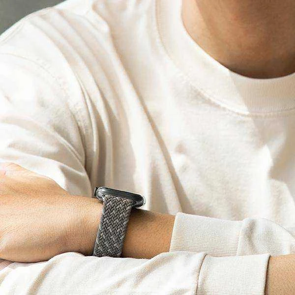 Išmaniojo laikrodžio Apple 4/5/6/7/8/SE dirželis, Pilkos spalvos,  38/40/41mm
