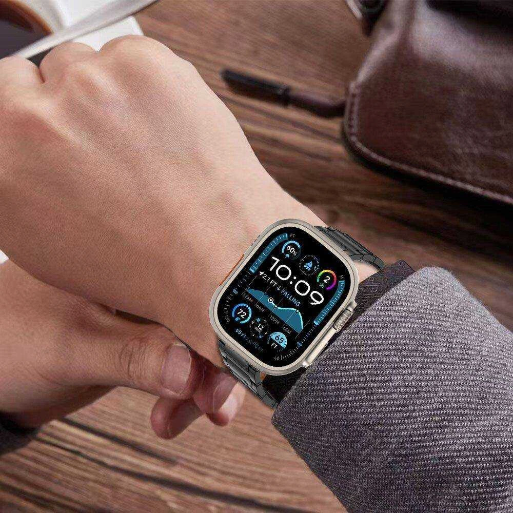 Apyrankė Apple Watch 6 / 7 / 8 / 9 / 10 / SE / Ultra 1 / 2 (44 / 45 / 46 / 49 mm) Tech-Protect Stainless Classic sidabrinis
