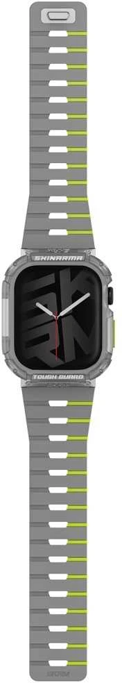Apyrankė + dėklas Skinarma Gemini skirti Apple Watch 46mm niteglow