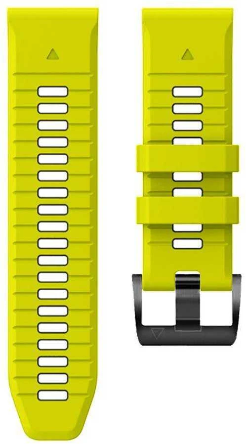 Apyrankė Garmin Fenix 3 / 5X / 3HR / 5X Plus / 6X / 6X Pro / 7X Tech-Protect IconBand lime-juodos spalvos