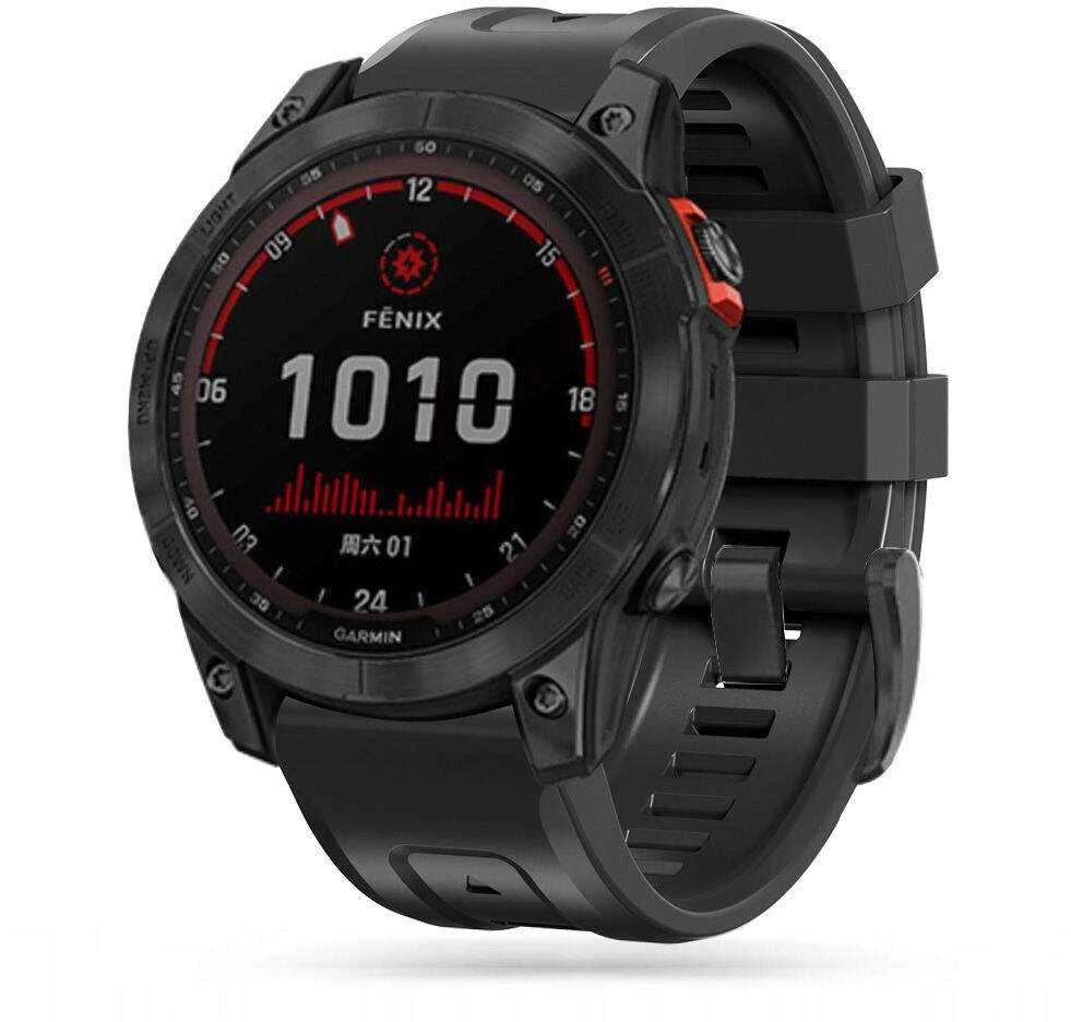 Išmaniojo laikrodžio Garmin Fenix 3/5X/5X PLUS/6 Pro/6X/7X dirželis, Juodos spalvos