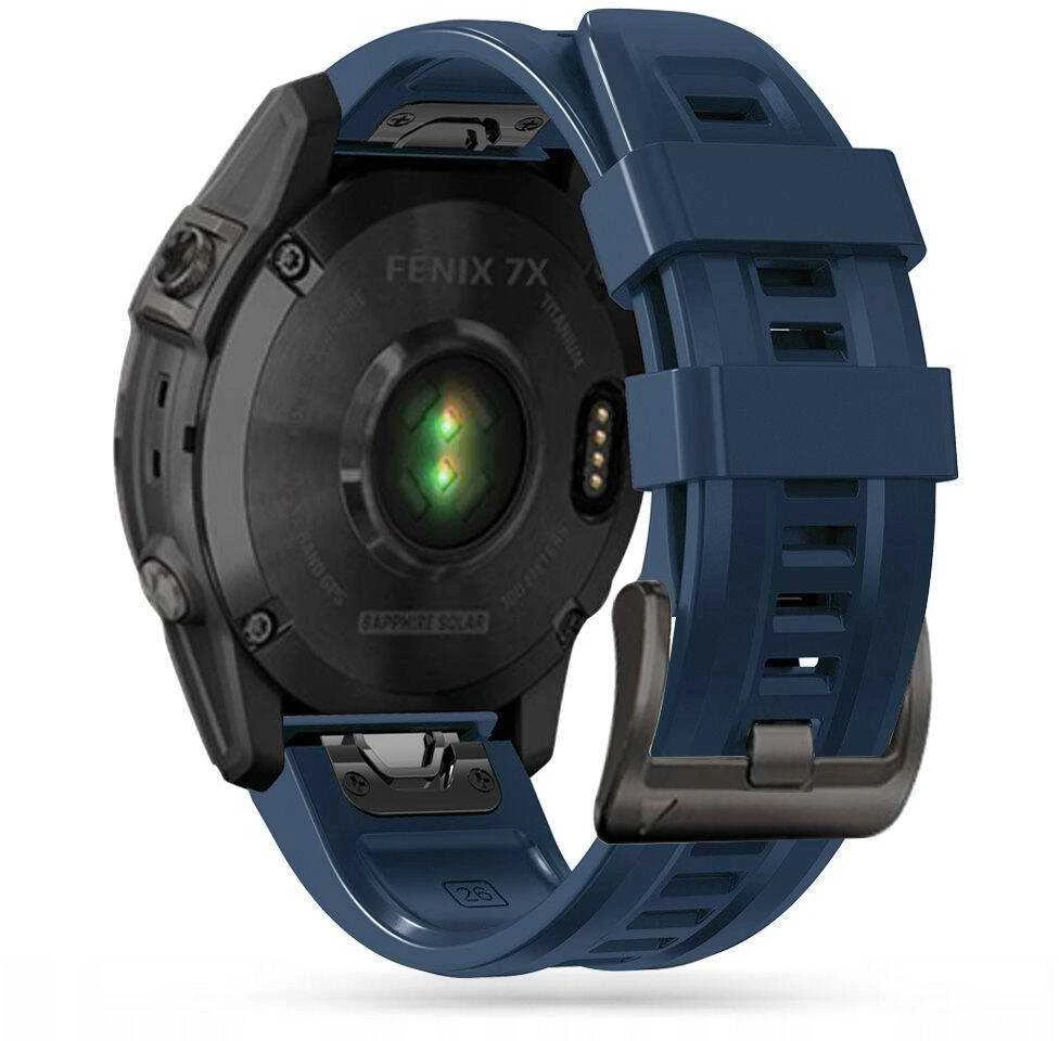 Išmaniojo laikrodžio Garmin Fenix 5/6/6 Pro/7 dirželis, 22 mm, Mėlynos spalvos