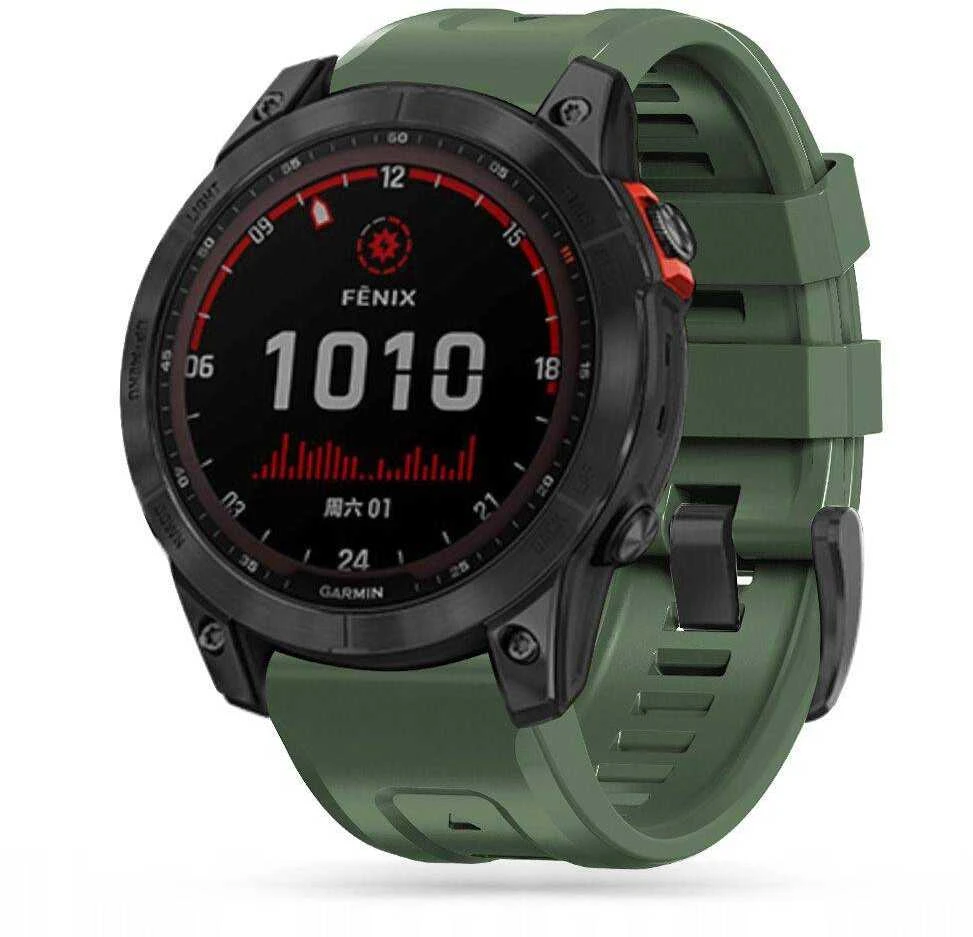 Apyrankė Garmin Fenix 5 / 6 / 6 Pro / 7 Tech-Protect IconBand žalios spalvos