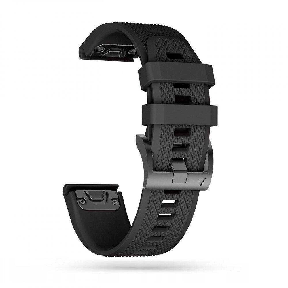 Išmaniojo laikrodžio Garmin Fenix 5 dirželis, Juodos spalvos, 22mm