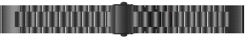 Tech-Protect Bransoleta STAINLESS GARMIN FENIX 5 / 6 / 6 PRO / 7 Juodas