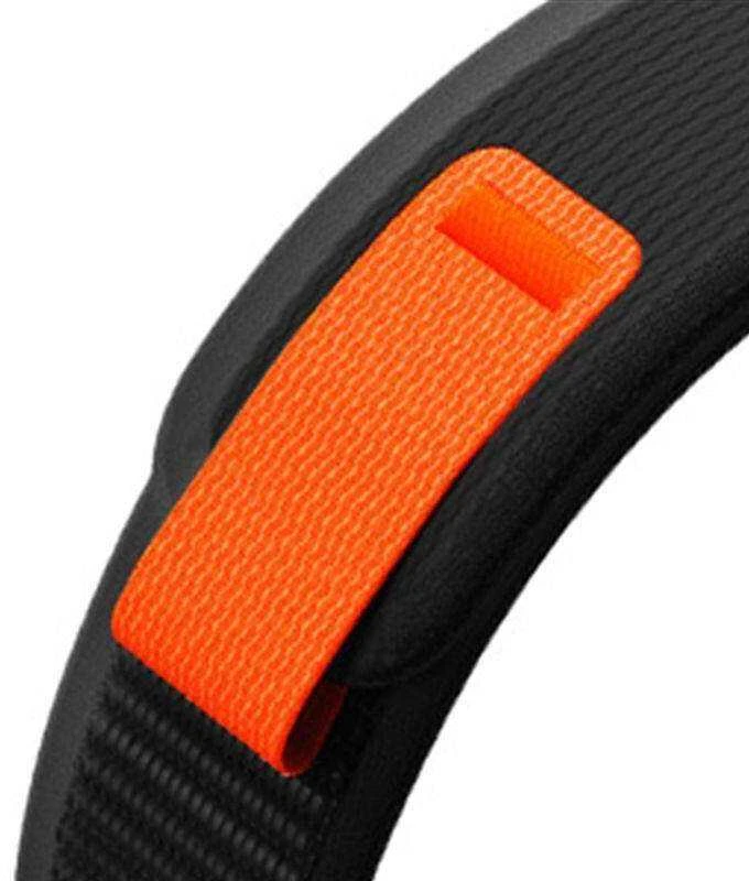 Apyrankė Garmin Fenix 5 / 6 / 6 Pro / 7 Tech-Protect Nylon oranžinės ir juodos spalvos