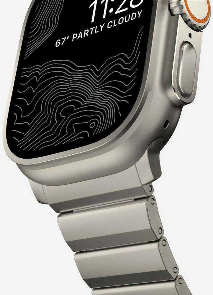 Apyrankė laikrodžiui Apple Watch 4 / 5 / 6 / 7 / 8 / 9 / SE / Ultra 1 / 2 (42 / 44 / 45 / 49 MM) Tech-Protect Steelband Titanium