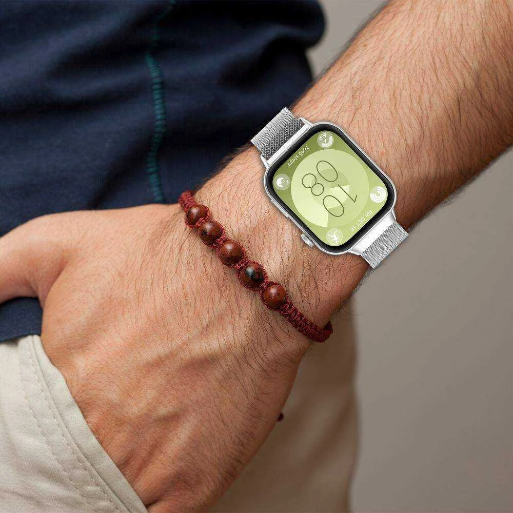 Apyrankė laikrodžiui Huawei Watch Fit 3 Tech-Protect Milaneseband auksinis & pink