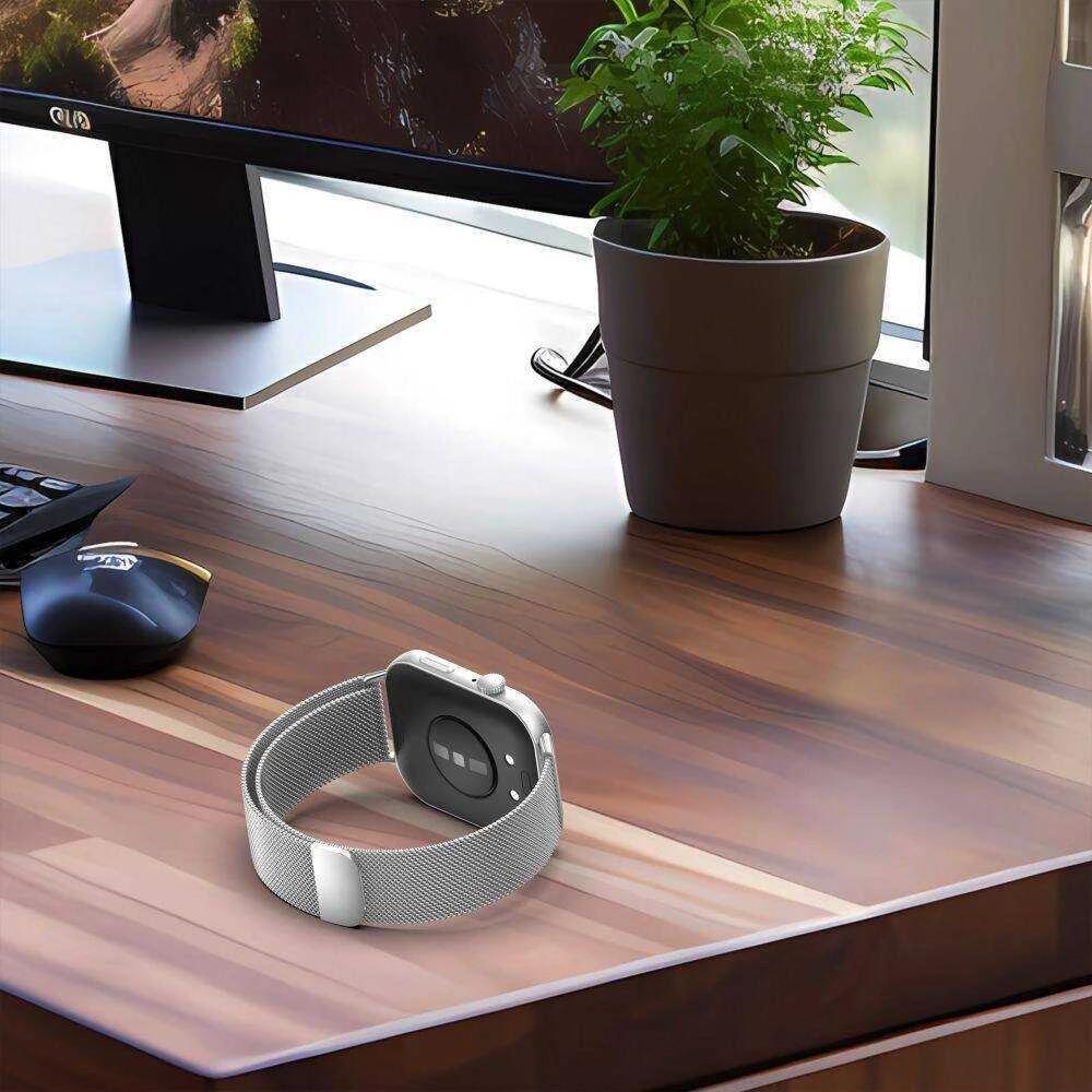 Apyrankė laikrodžiui Huawei Watch Fit 3 Tech-Protect Milaneseband juodos spalvos